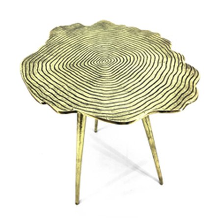 ELK SIGNATURE Accent Table, 17 in W, 14 in L, 20 in H, Metal Top TJX0089-8511